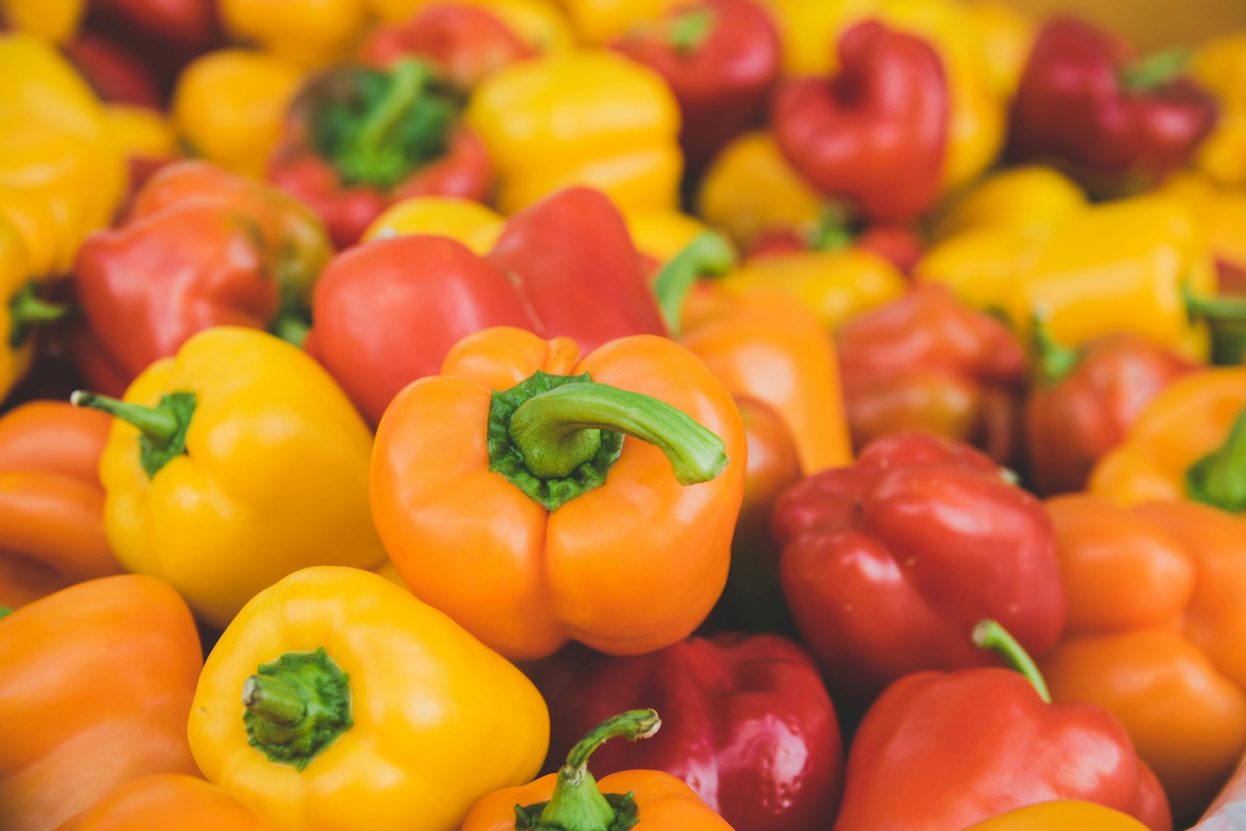 Feta Stuffed Roasted Peppers