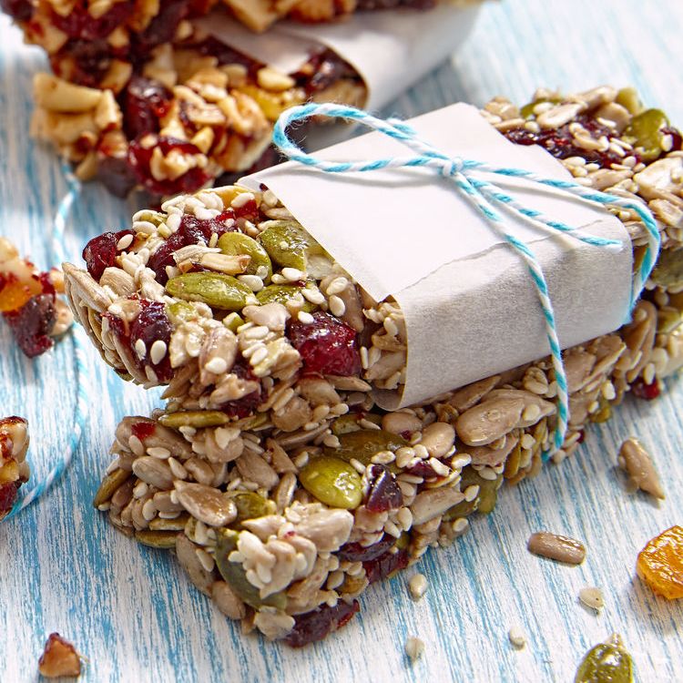 Spiced Apple and Cranberry Trail Bars