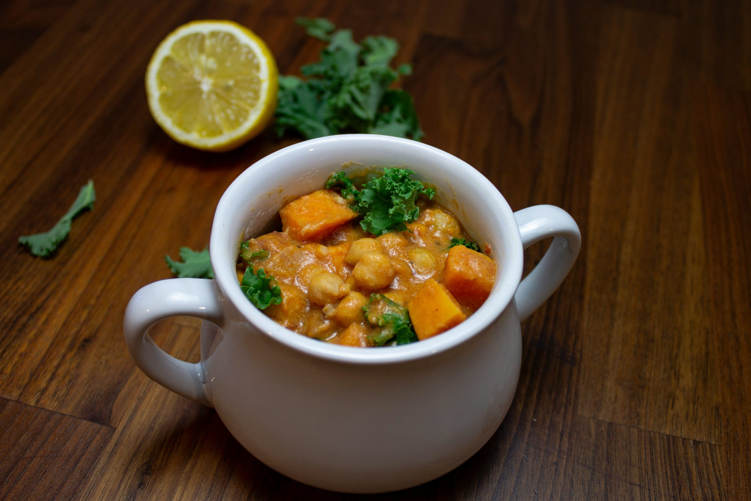 Kale and Chickpea Curry
