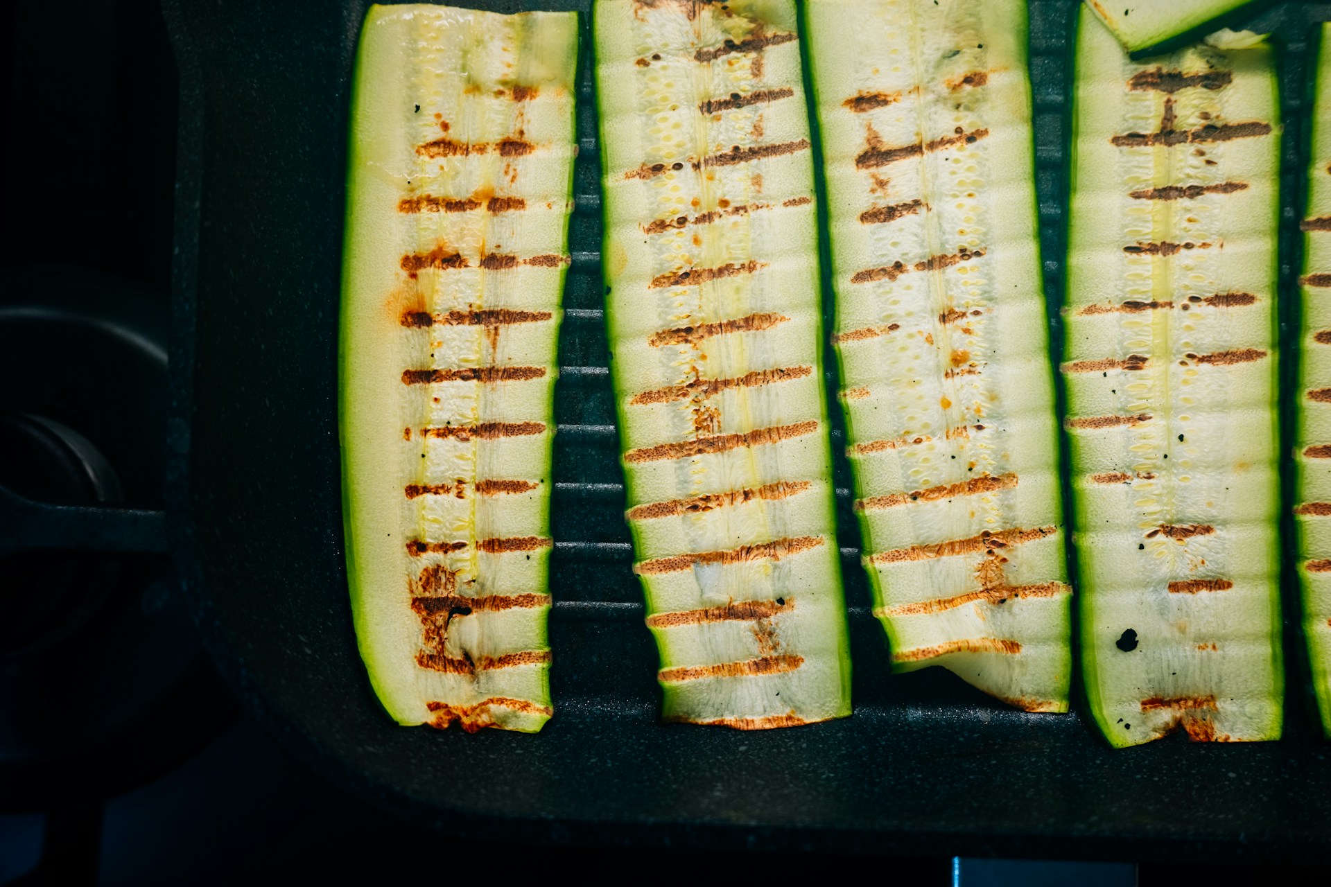 Seared Courgettes with Lemon and Soy Sauce