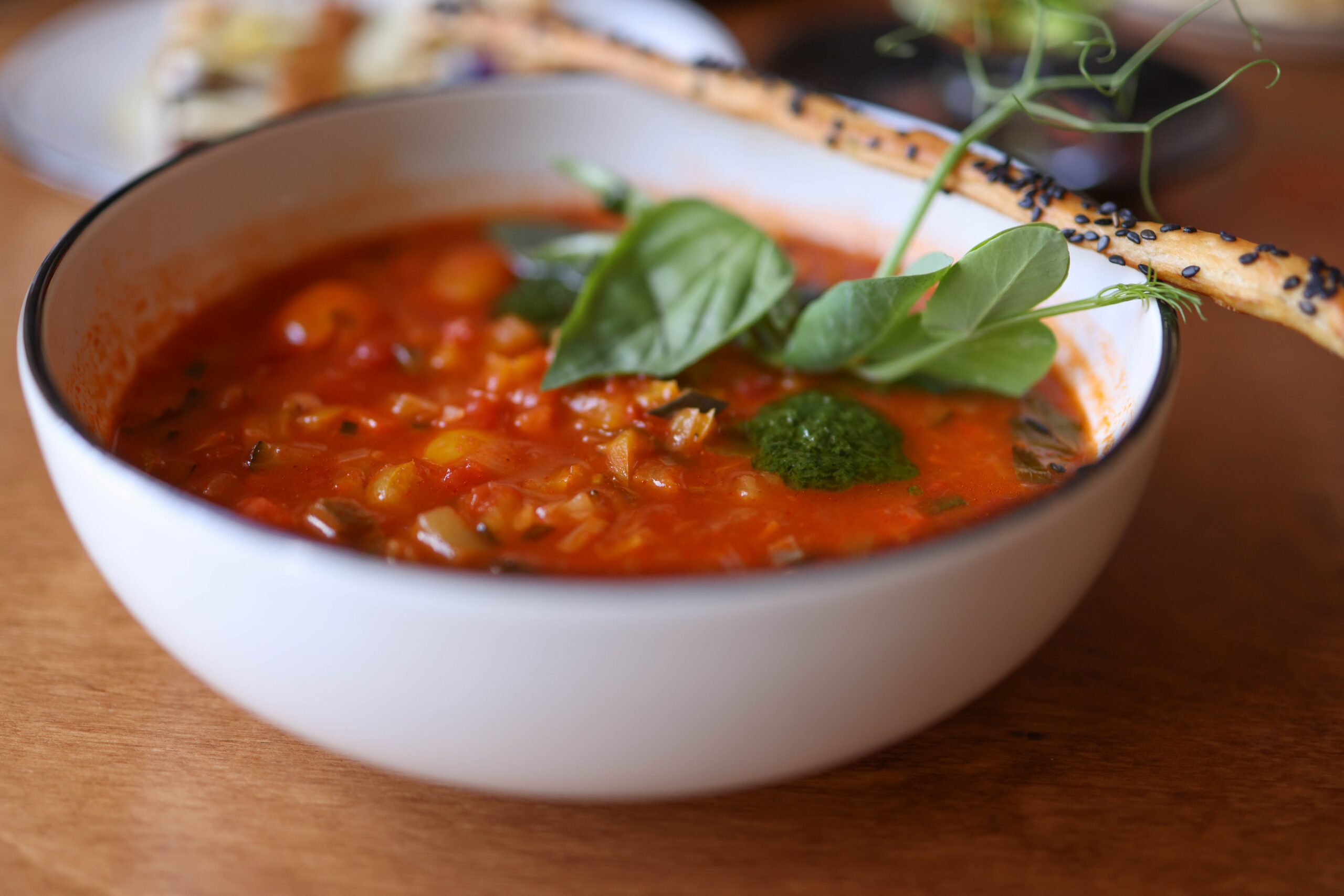 Chorizo, Kale and Chickpea Soup