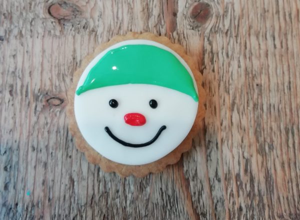 snowman biscuit