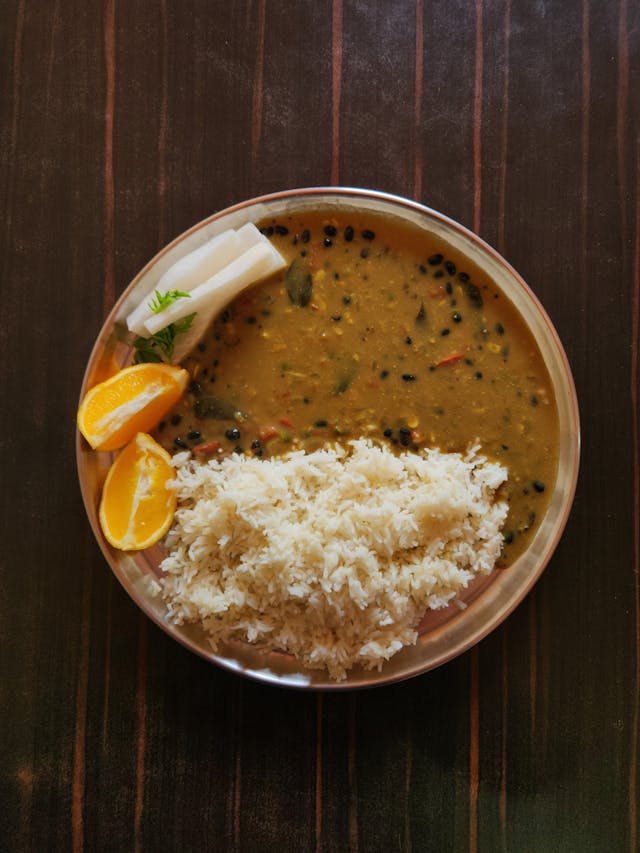 Red Lentil and Spinach Dhal
