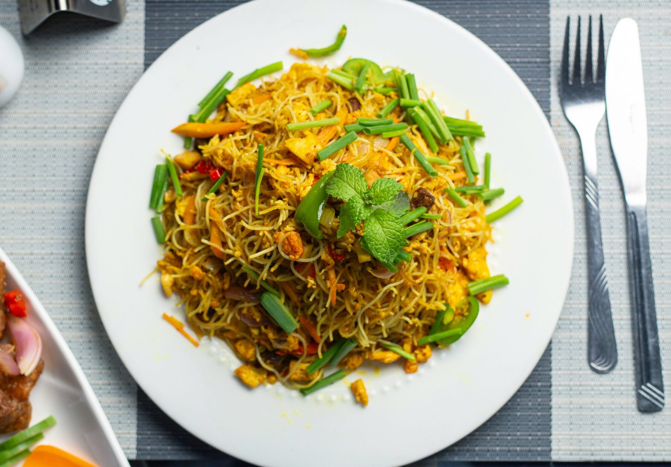 Vegetable Stir-Fry with Rice Noodles