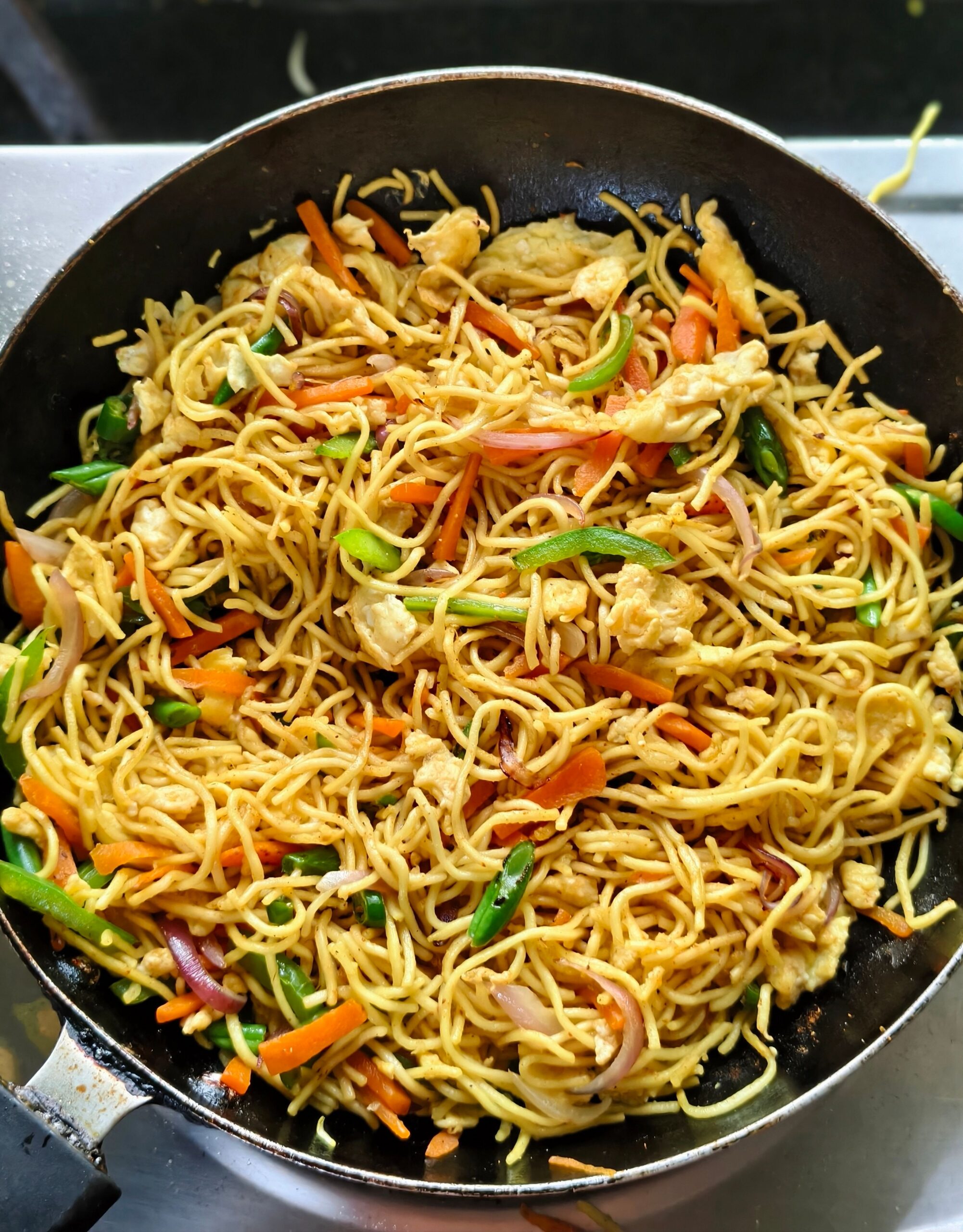 Stir-fry Vegetables with Rice or Noodles