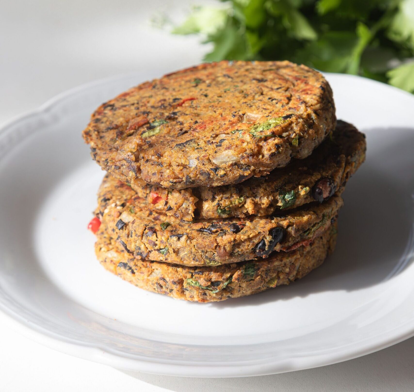 Smoky Sweet Potato & Black Bean Burgers